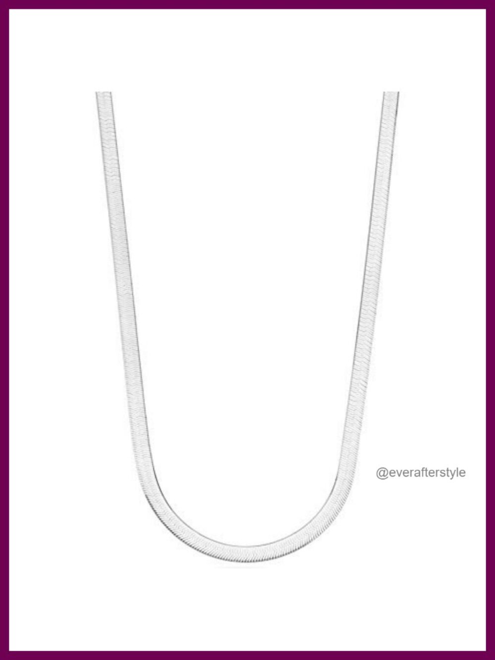 925 Sterling Silver Herringbone Necklace 18K Gold Plated Layering Chain